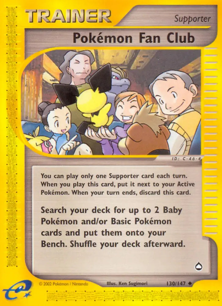 Pokemon Fan Club (130/147) [Aquapolis] - Pokemon Single