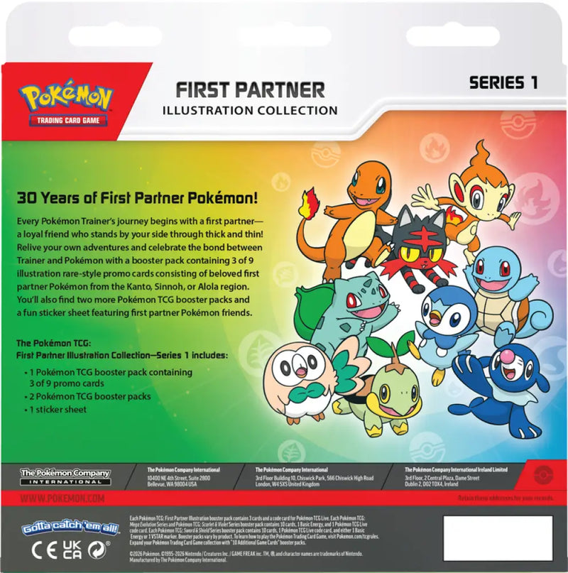 Pokemon First Partner Illustration Collection Series 1 (EN) - Pokémon Sealed