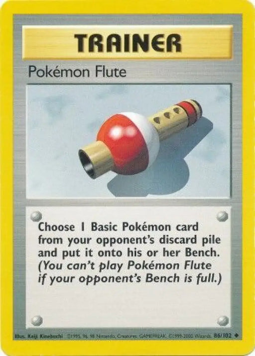 Pokemon Flute (86/102) [Base Set Unlimited] - Pokemon Single