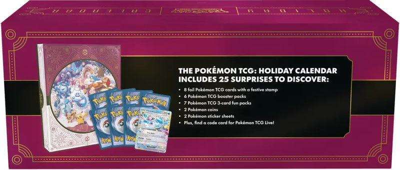 Pokemon Holiday Calendar 2025 - Pokémon Sealed