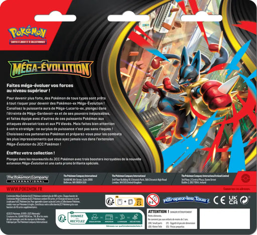 Pokemon ME01 Mega Evolution 3PK Blister Psykokwak (FR) - Pokémon Sealed