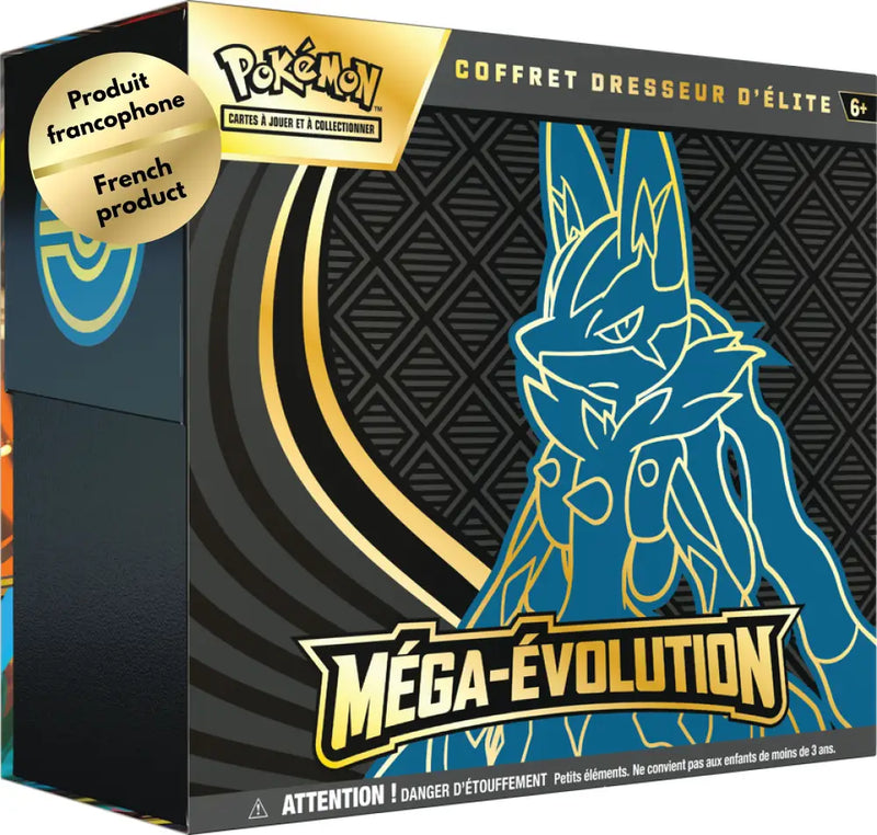 Pokemon ME01 Mega Evolution Coffret Dresseur D’Élite Lucario (FR) - Pokémon Sealed