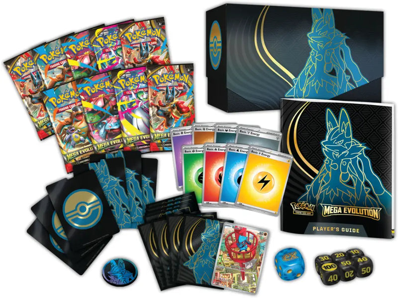 Pokemon ME01 Mega Evolution Elite Trainer Box Lucario - Pokémon Sealed