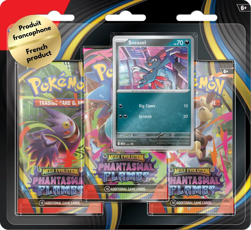 Pokemon ME02 Flammes Fantasmagoriques 3PK Farfuret (FR) - Pokémon Sealed