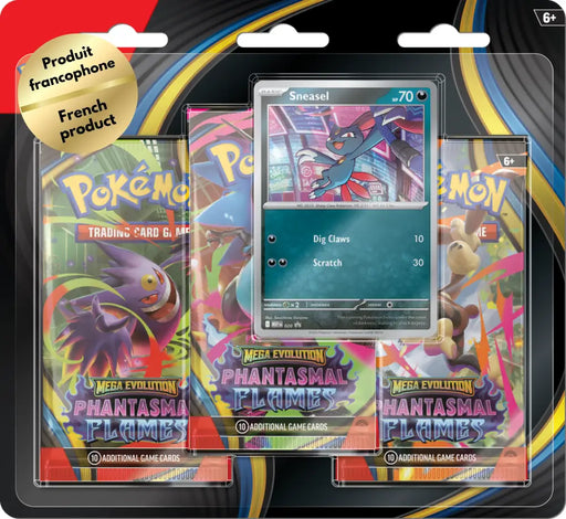 Pokemon ME02 Flammes Fantasmagoriques 3PK Farfuret (FR) - Pokémon Sealed