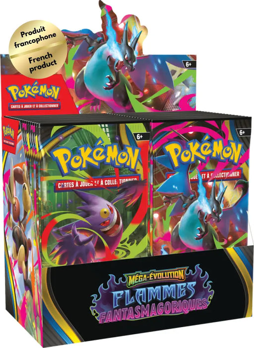 Pokemon ME02 Flammes Fantasmagoriques Boîte de Booster (French) - Pokémon Sealed