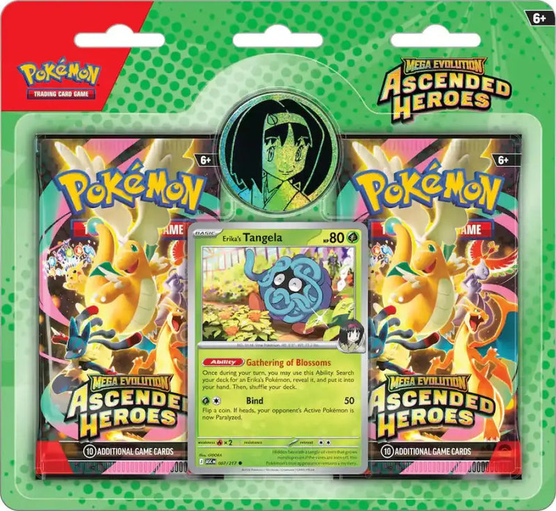 Pokemon ME2.5 Ascended Heroes 2-Pack Collection Erika (EN) - Pokémon Sealed