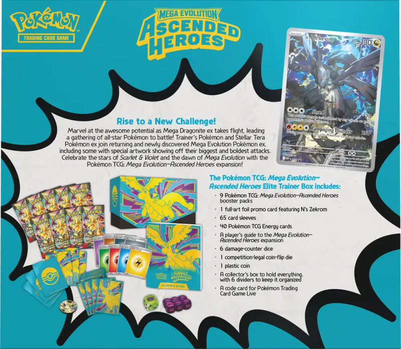 Pokemon ME2.5 Ascended Heroes Elite Trainer Box (EN) - Pokémon Sealed