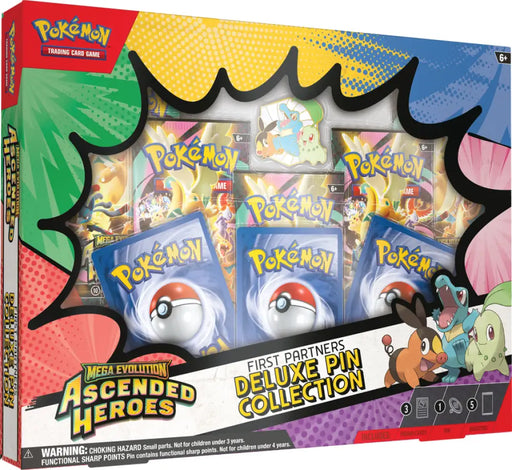 Pokemon ME2.5 Ascended Heroes First Partners Deluxe Pin Collection (EN) - Pokémon Sealed