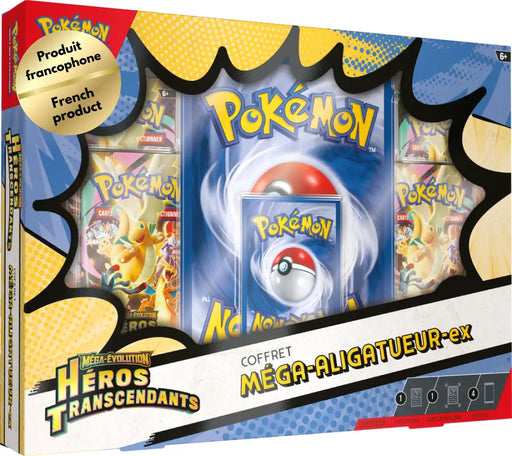 Pokemon ME2.5 Héros Transcendants Coffret Méga Aligatueur ex (FR) - Pokémon Sealed