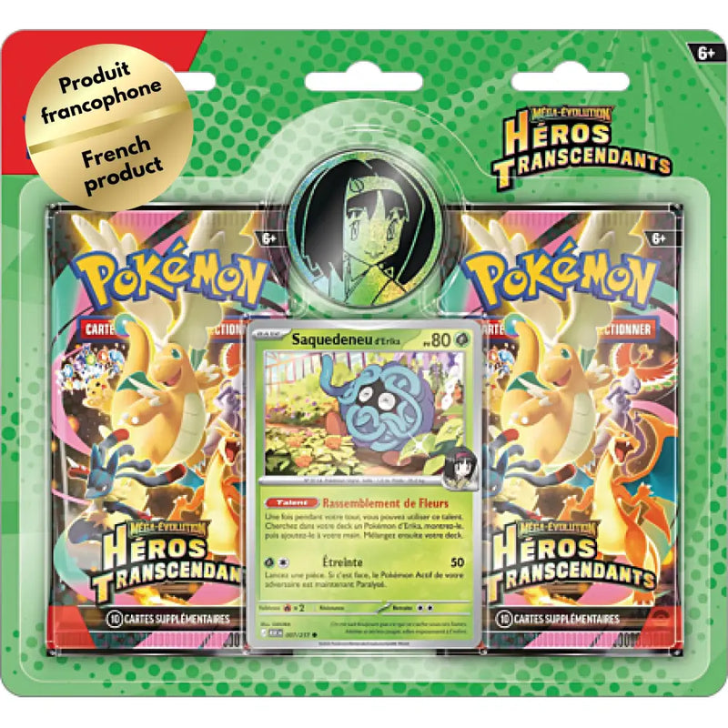 Pokemon ME2.5 Héros Transcendants Collection 2-Pack Erika (FR) - Pokémon Sealed