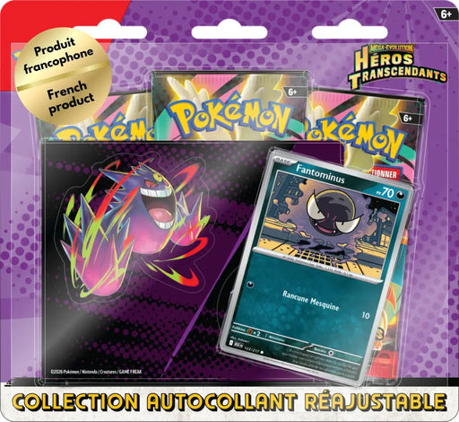 Pokemon ME2.5 Héros Transcendants Collection Autocollant Réajustable Fantominus (FR) - Pokémon Sealed