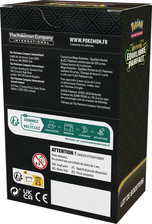 Pokemon ME3 Équilibre Parfait Booster Bundle (FR) - Pokémon Sealed