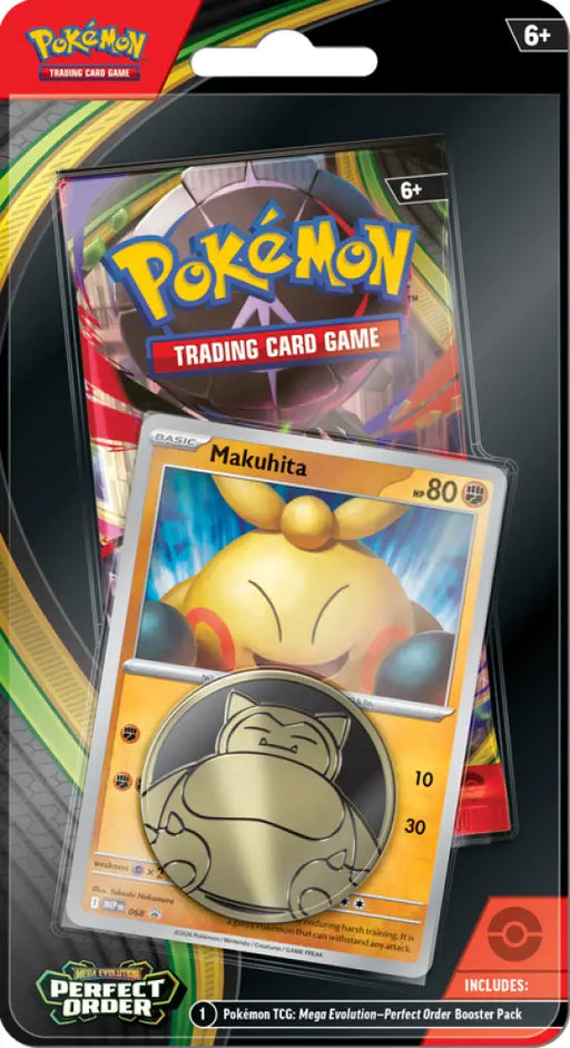 Pokemon ME3 Perfect Order Checklane Blister Makuhita - Pokémon Sealed