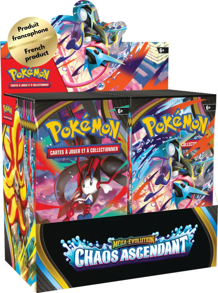 Pokemon ME4 Chaos Ascendant Boîte de Boosters (FR) - Pokémon Sealed