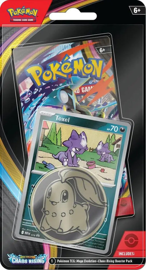 Pokemon ME4 Chaos Rising Single Pack Blister Toxel - Pokémon Sealed