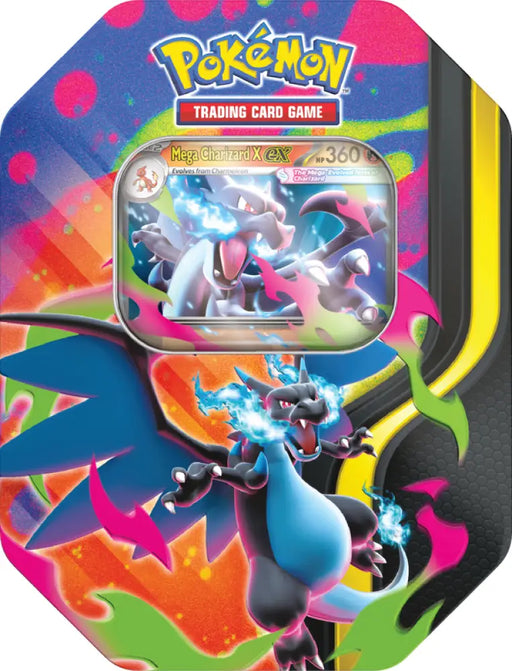 Pokemon Mega Charizard X Tin (EN) - Pokémon Sealed