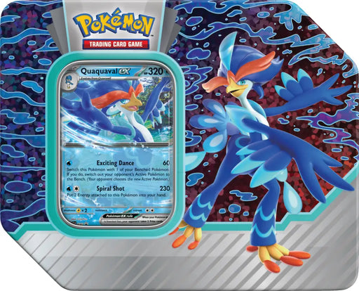 Pokemon Paldea Partners Tin Quaquaval EX - Pokémon Sealed