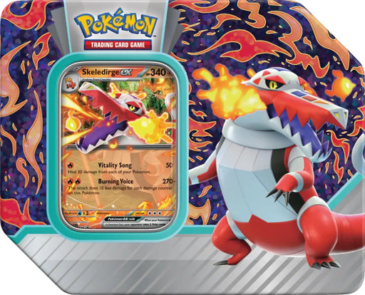 Pokemon Paldea Partners Tin Skeledirge EX - Pokémon Sealed