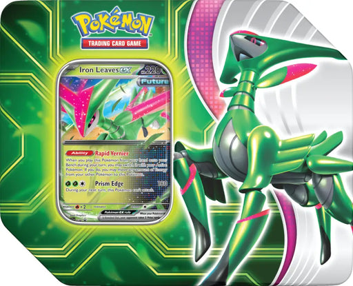 Pokemon Paradox Clash Tin Iron Leaves EX - Pokémon Sealed