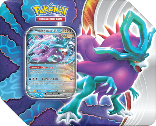 Pokemon Paradox Clash Tin Walking Wake EX - Pokémon Sealed