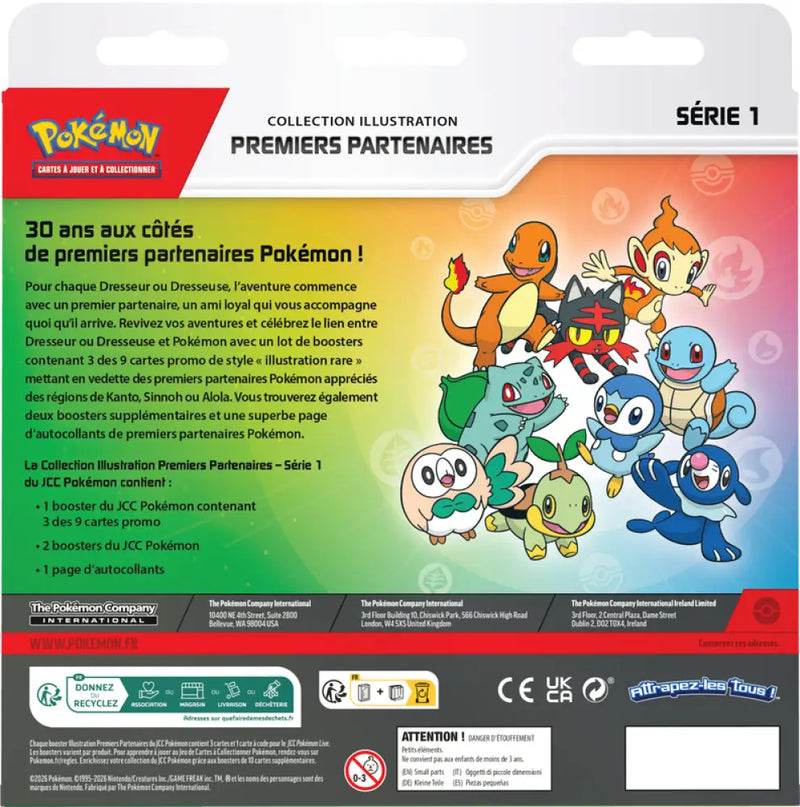 Pokemon Premiers Partenaires Collection Illustration Série 1 (FR) - Pokémon Sealed