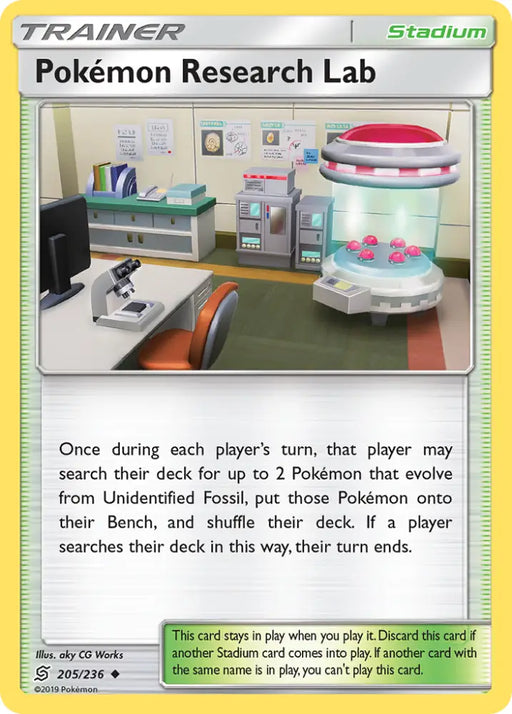 Pokemon Research Lab (205/236) [Sun & Moon: Unified Minds] - Pokemon Single