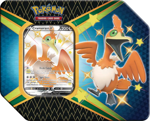 Pokemon Shining Fates Tin Cramorant V - Pokémon Sealed