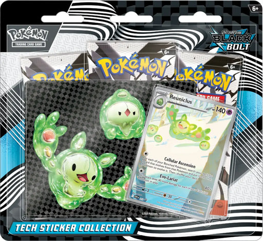 Pokemon SV10.5 Black Bolt Tech Sticker Collection - Pokémon Sealed
