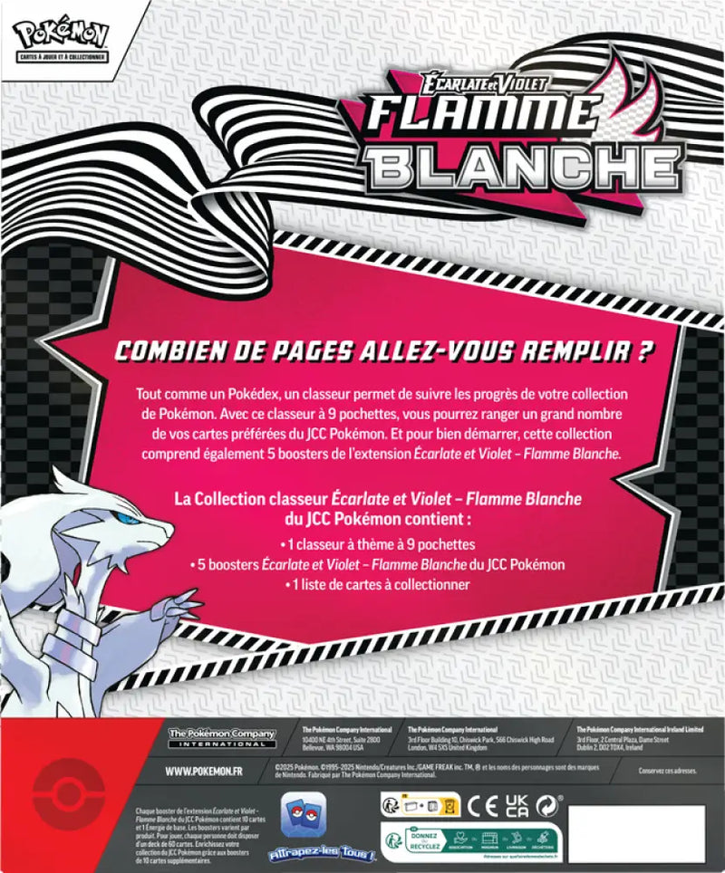 Pokemon SV10.5 Collection Classeur Flamme Blanche (FR) - Pokémon Sealed
