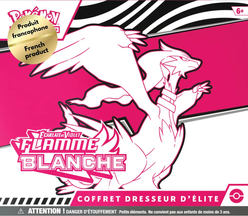 Pokemon SV10.5 Flamme Blanche Coffret Dresseur Élite (FR) - Pokémon Sealed