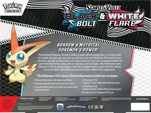 Pokemon SV10.5 Foudre Noire & Flamme Blanche Flare Collection Illustration Unys – Victini (FR) - Pokémon Sealed