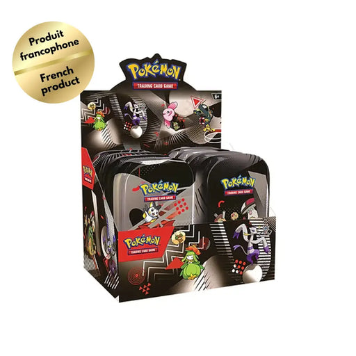 Pokemon SV10.5 Foudre Noire & Flamme Blanche Mini Tin Display (FR) - Pokémon Sealed