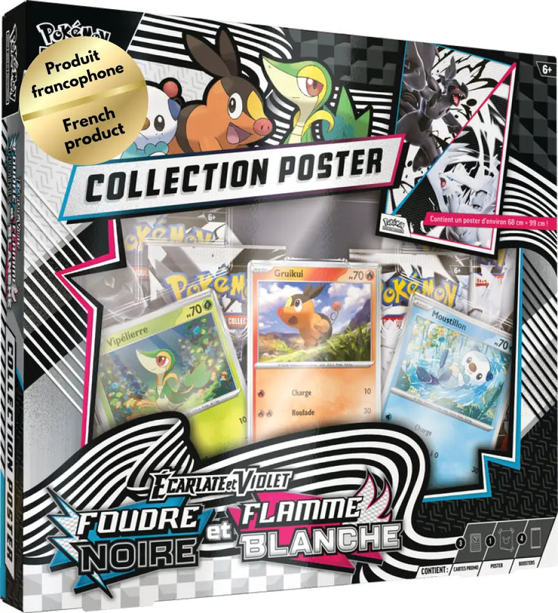 Pokemon SV10.5 Foudre Noire & Flamme Blanche Unova Poster Collection (FR) - Pokémon Sealed