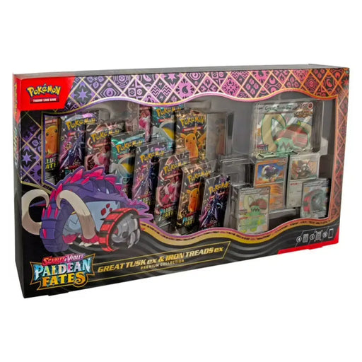 Pokemon SV4.5 Paldean Fates Great Tusk ex & Iron Threads ex Premium Collection - Pokémon Sealed