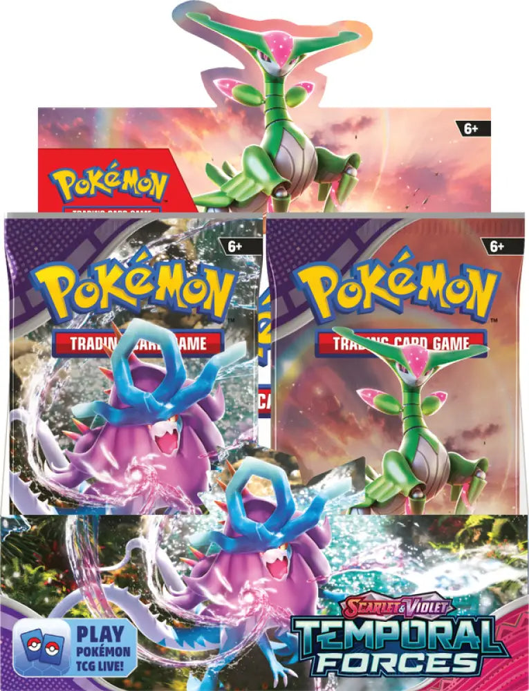 Pokemon SV5 Temporal Forces Booster Box - Pokémon Sealed