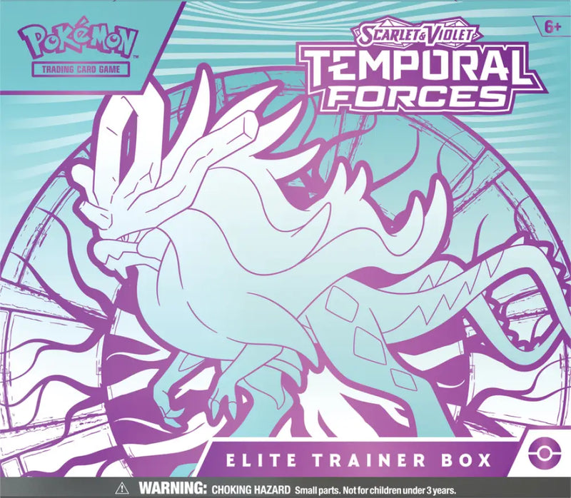 Pokemon SV5 Temporal Forces Elite Trainer Box Walking Wake - Pokémon Sealed