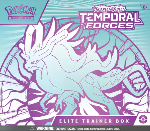 Pokemon SV5 Temporal Forces Elite Trainer Box Walking Wake - Pokémon Sealed