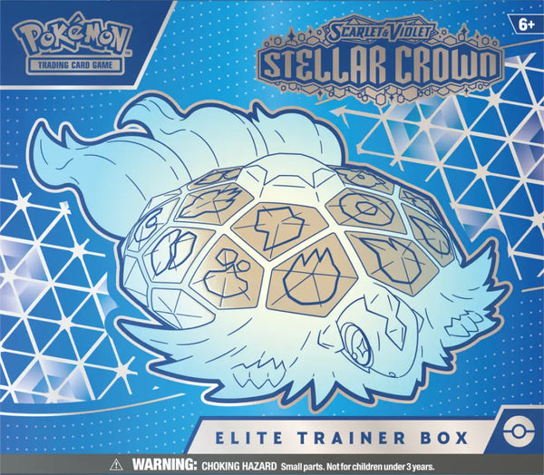 Pokemon SV7 Stellar Crown Elite Trainer Box - Pokémon Sealed