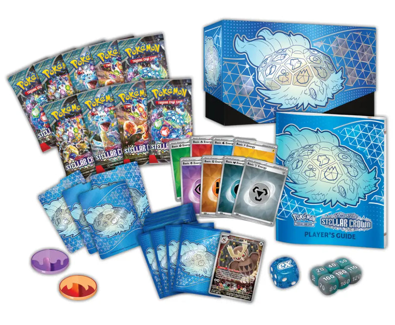 Pokemon SV7 Stellar Crown Elite Trainer Box - Pokémon Sealed