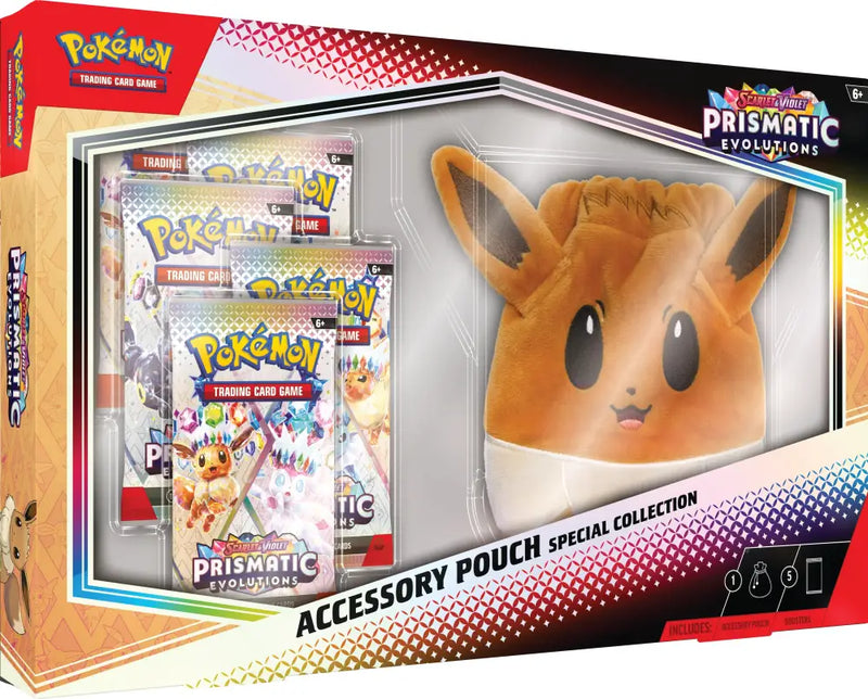 Pokemon SV8.5 Prismatic Evolutions Accessory Pouch Special Collection - Pokémon Sealed