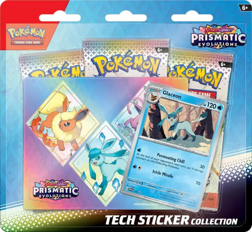 Pokemon SV8.5 Prismatic Evolutions Tech Sticker Glaceon - Pokémon Sealed