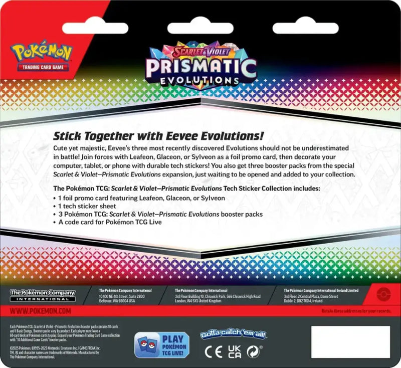 Pokemon SV8.5 Prismatic Evolutions Tech Sticker Sylveon - Pokémon Sealed