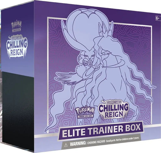 Pokemon SWSH6 Chilling Reign Elite Trainer Box Shadow Rider Calyrex - Pokémon Sealed