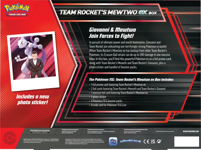 Pokemon Team Rocket’S Mewtwo EX Box - Pokémon Sealed