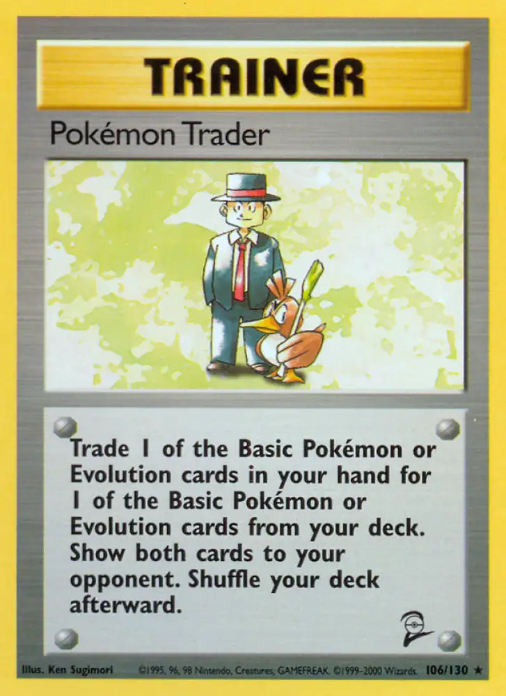 Pokemon Trader (106/130) [Base Set 2] - Pokemon Single