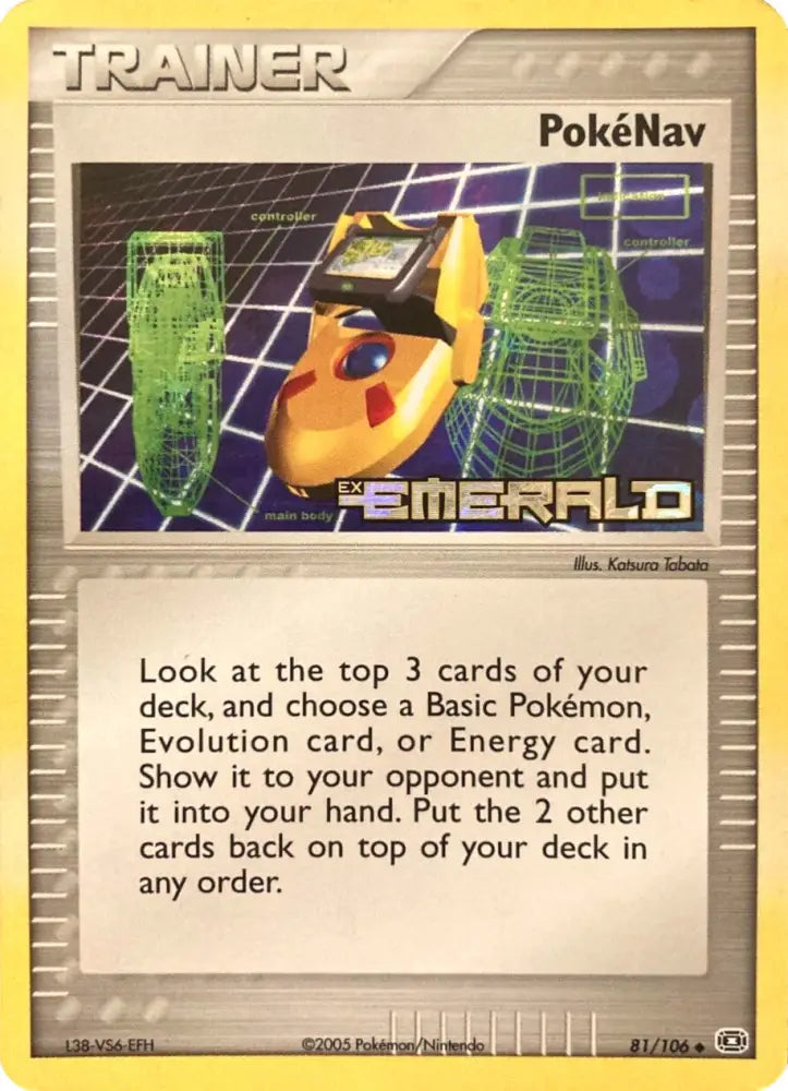 PokeNav (81/106) (Stamped) [EX: Emerald] - Pokemon Single