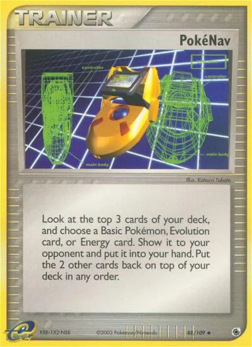 PokeNav (88/109) (Reprint) (Theme Deck Exclusive) [EX: Ruby & Sapphire] - Pokemon Single