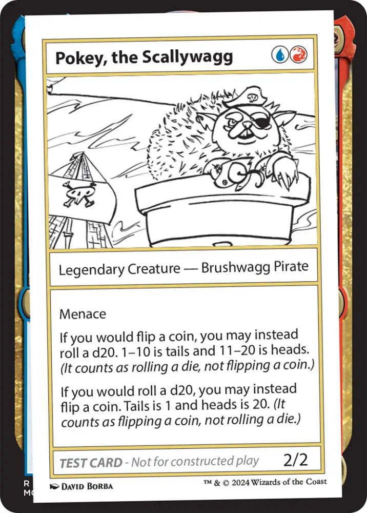 Pokey the Scallywagg [Mystery Booster 2 Playtest Cards] - MTG Single