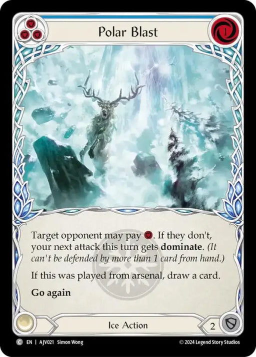Polar Blast (Blue) [AJV021] (Armory Deck: Jarl Vetreidi) - Flesh And Blood Single